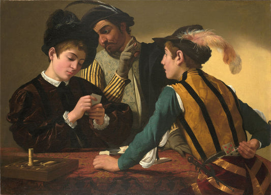 Cardsharps by Caravaggio 1000 or 500 Piece Jigsaw Puzzle