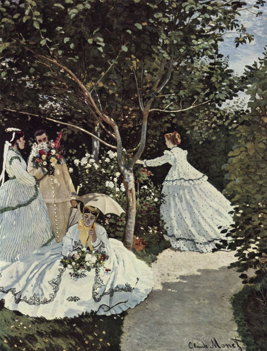 Claude Monet's Women in the Garden 1000 or 500 Piece Jigsaw Puzzle