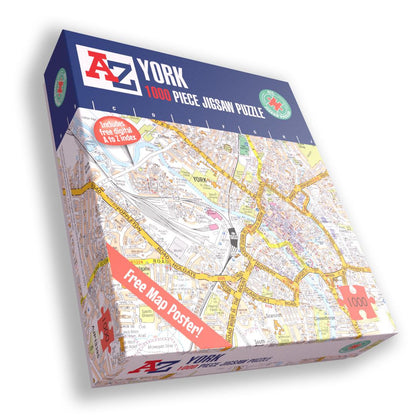 A to Z Map of York 1000 Piece Jigsaw