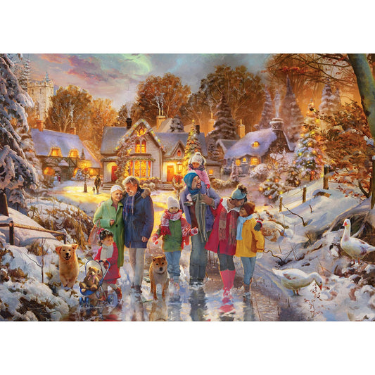 Boxing Day Stroll 500 Piece Jigsaw Puzzle