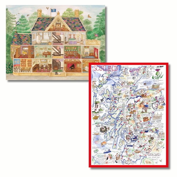 Discover Scotland 2 x 1000 Piece Jigsaw Puzzle Bundle – All Jigsaw Puzzles