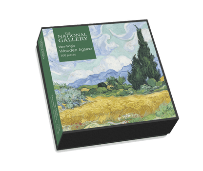 A Wheatfield, with Cypresses - National Gallery 300 Piece Wooden Jigsaw Puzzle