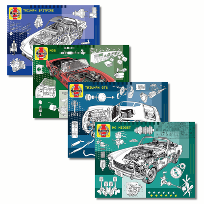 Haynes Motoring 4 x 1000 Piece Jigsaw Puzzle Bundle