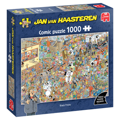 PRE-ORDER Jan van Haasteren Black Friday -  1000 piece Jigsaw Puzzle