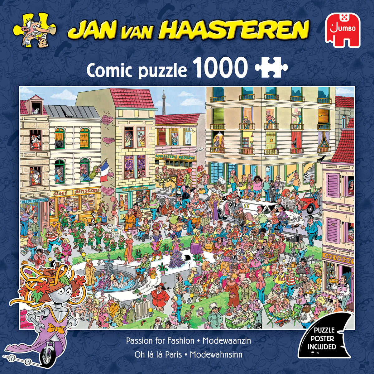 PRE-ORDER Jan van Haasteren Passion for Fashion 1000 piece Jigsaw Puzzle