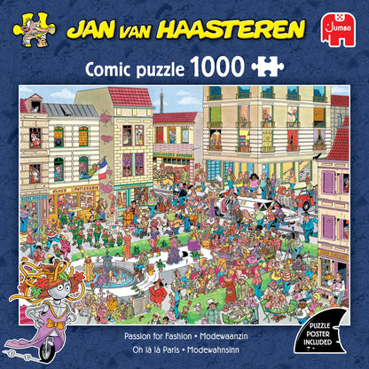 PRE-ORDER Jan van Haasteren Passion for Fashion 1000 piece Jigsaw Puzzle