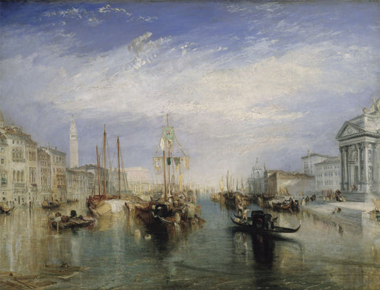 JMW Turner - Grand Canal Venice, from the Porch of Madonna della Salute  1000 or 500 Piece Jigsaw Puzzle