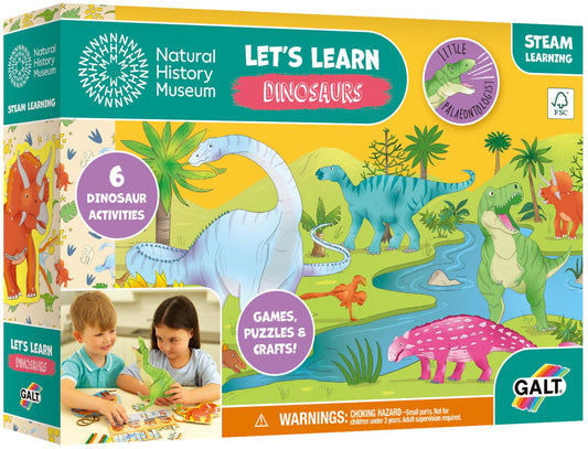 Natural History Museum Let's Learn Dinosaurs Activity Pack