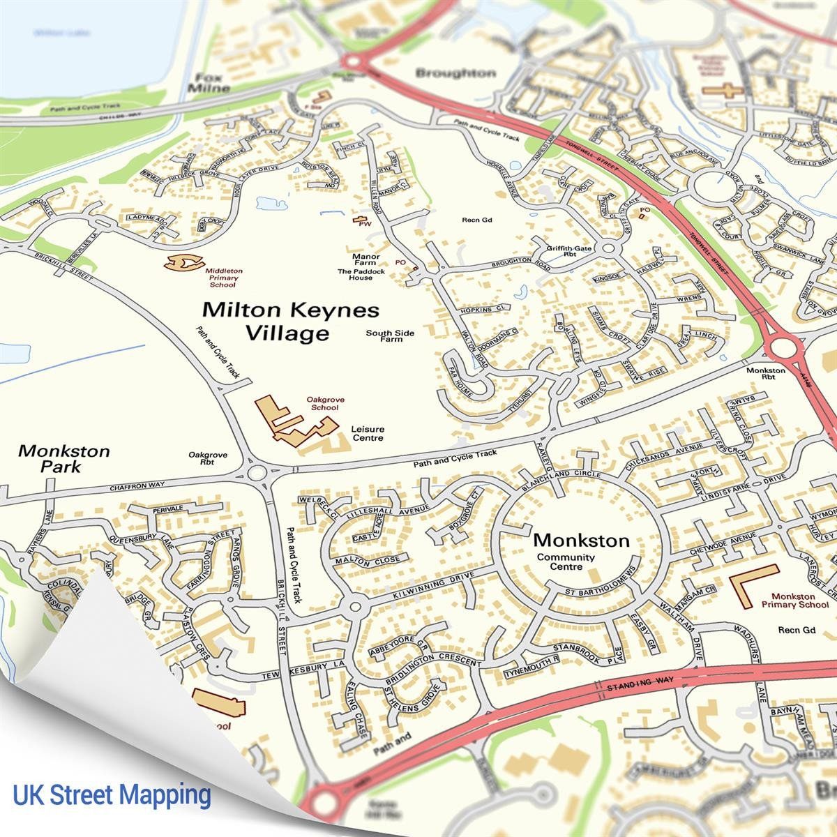 Hometown Personalised UK Map Jigsaw Puzzle