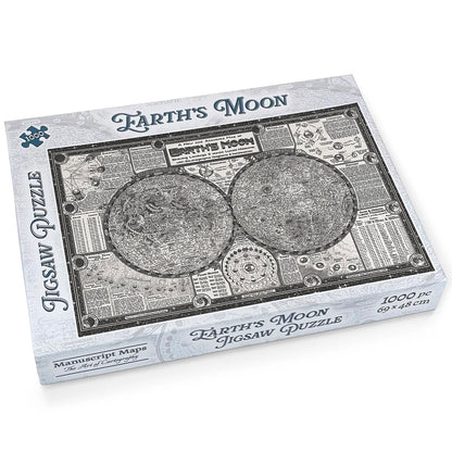 Moon Map 1000 Piece Jigsaw Puzzle