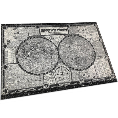 Moon Map 1000 Piece Jigsaw Puzzle