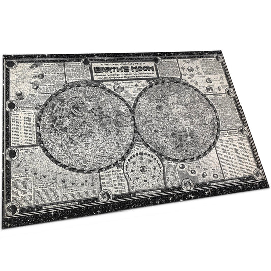 Moon Map 1000 Piece Jigsaw Puzzle