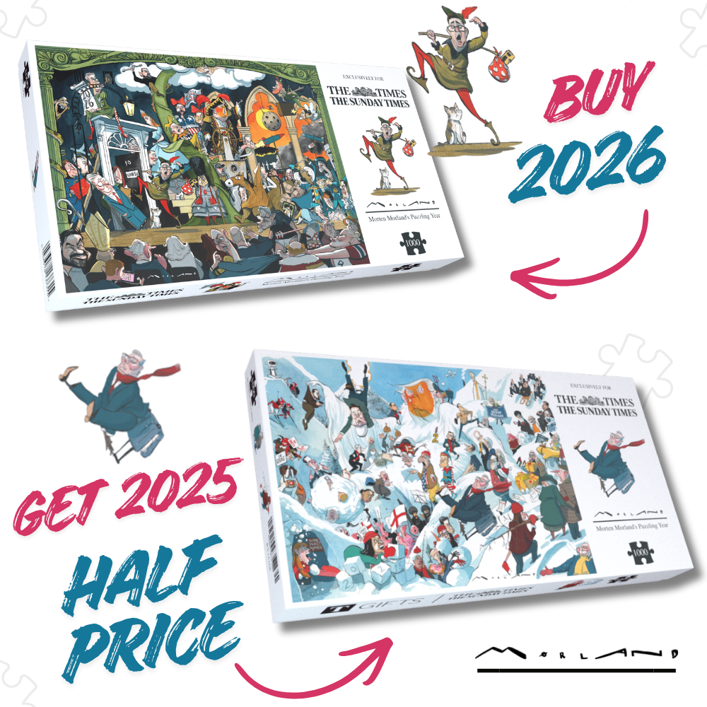 PRE-ORDER Morten Morland's Puzzling Year Duo - Save 50% Off 2025 Edition!