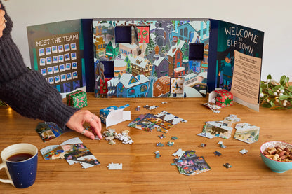 PRE-ORDER Night At The North Pole Advent Calendar 24 x Mini Puzzles (24-60pcs)