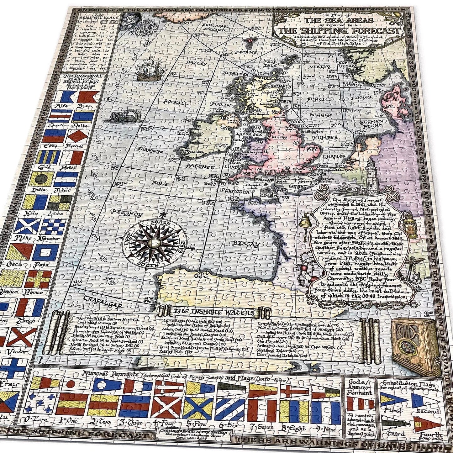 Colour Shipping Forecast 1000 Piece Jigsaw Puzzle