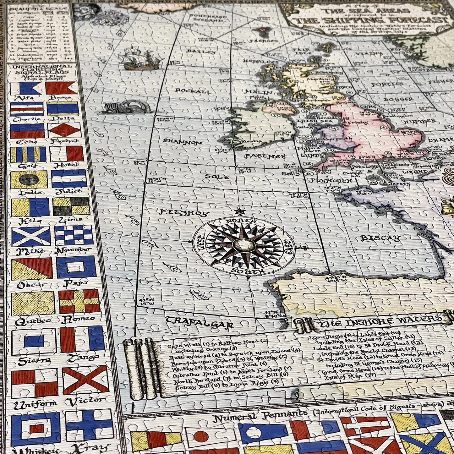 Colour Shipping Forecast 1000 Piece Jigsaw Puzzle