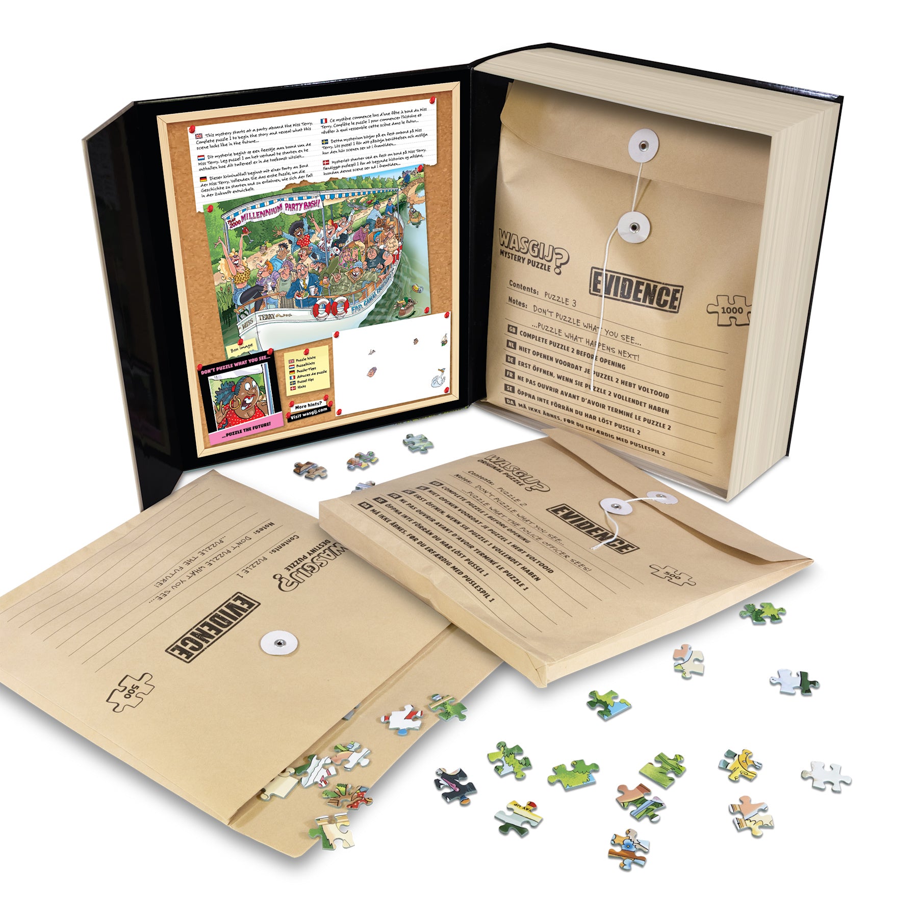 Wasgij Pieces of Evidence 1 - The Last Voyage Jigsaw Puzzle Set