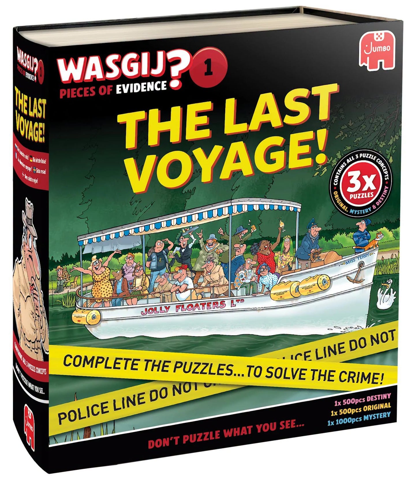 PRE-ORDER Wasgij Pieces of Evidence 1 - The Last Voyage Jigsaw Puzzle Set