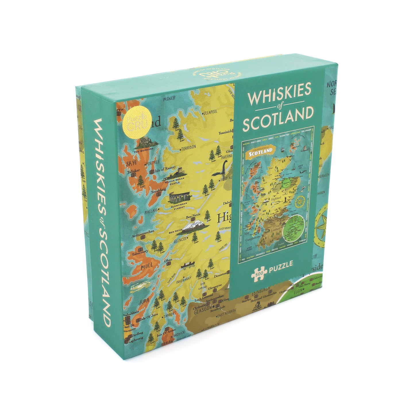 Whiskies of Scotland 500 Piece Puzzle