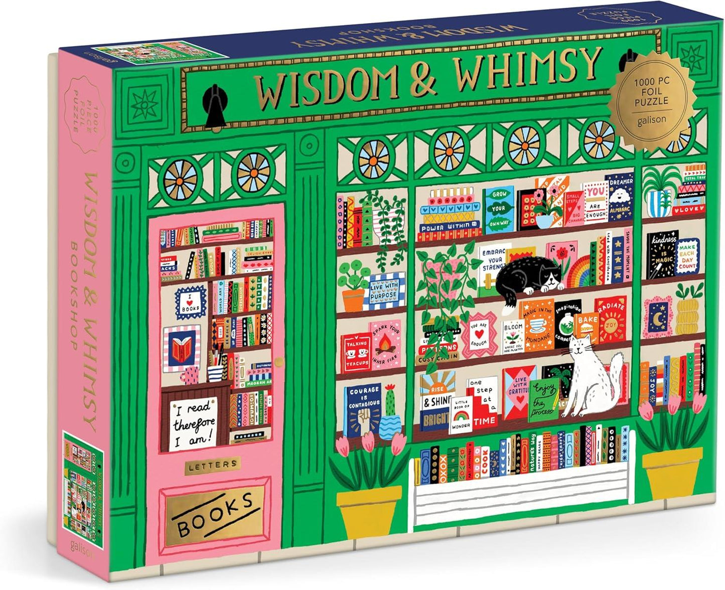 Wisdom & Whimsy 1000 Piece Foil Jigsaw Puzzle