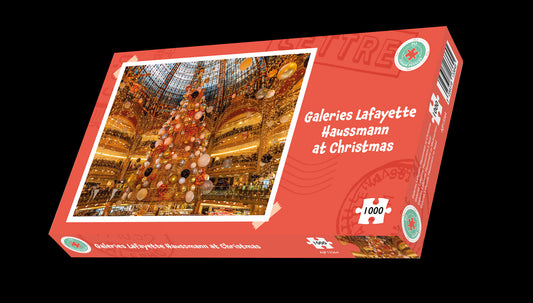Galeries Lafayette Haussmann at Christmas 500 or 1000 Piece Jigsaw Puzzle