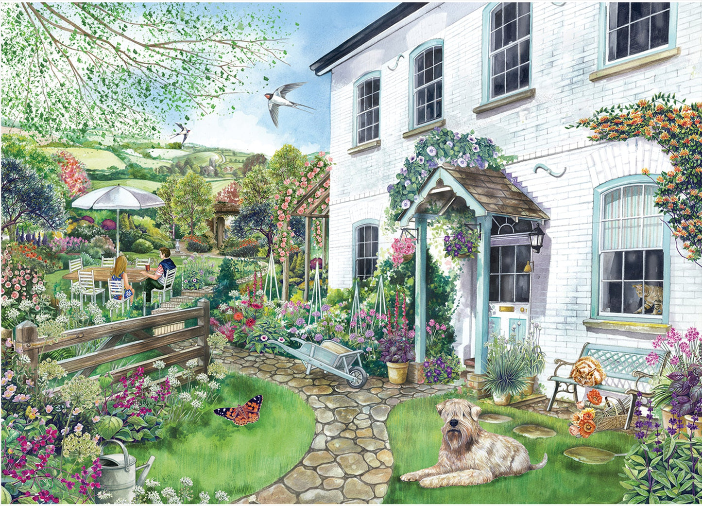 Cottage with a View 1000 Piece Jigsaw Puzzle