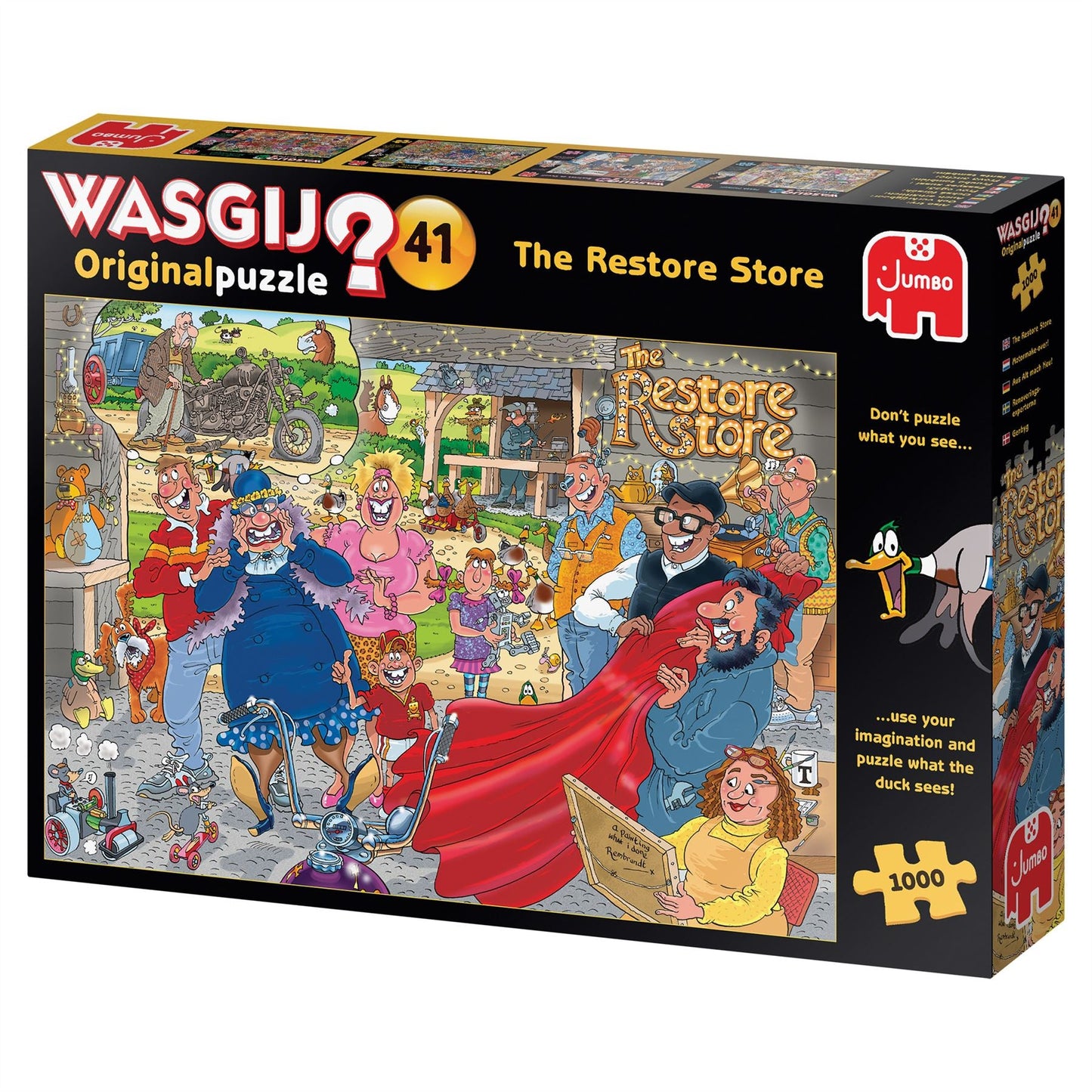 Wasgij Original 41 The Restore Store! 1000 Piece Jigsaw Puzzle box 2