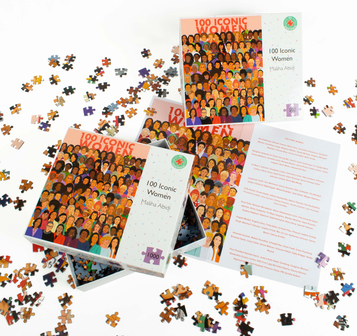 100 Iconic Women - 1000 Piece Jigsaw Puzzle