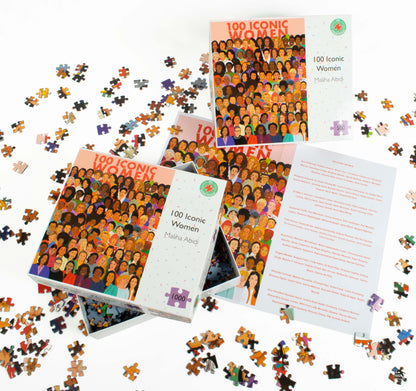 100 Iconic Women - 1000 Piece Jigsaw Puzzle
