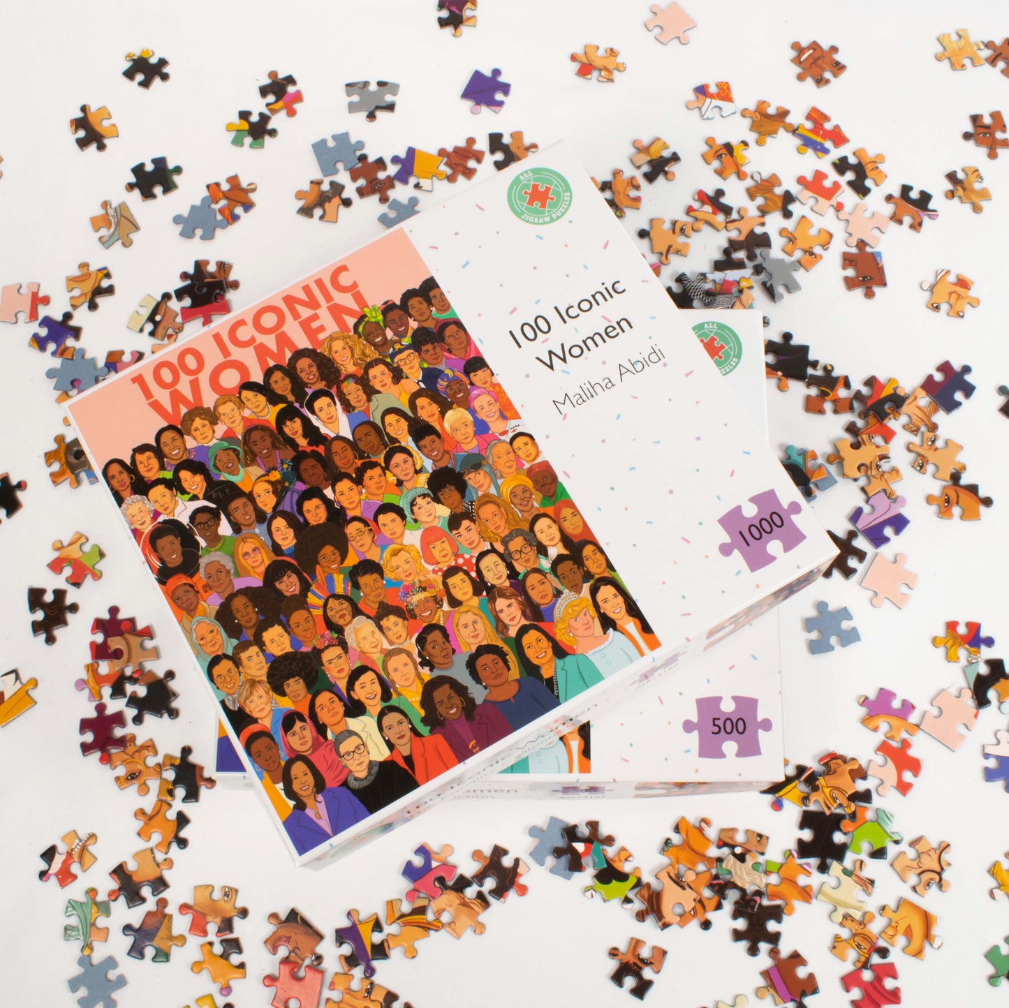 100 Iconic Women - 1000 Piece Jigsaw Puzzle