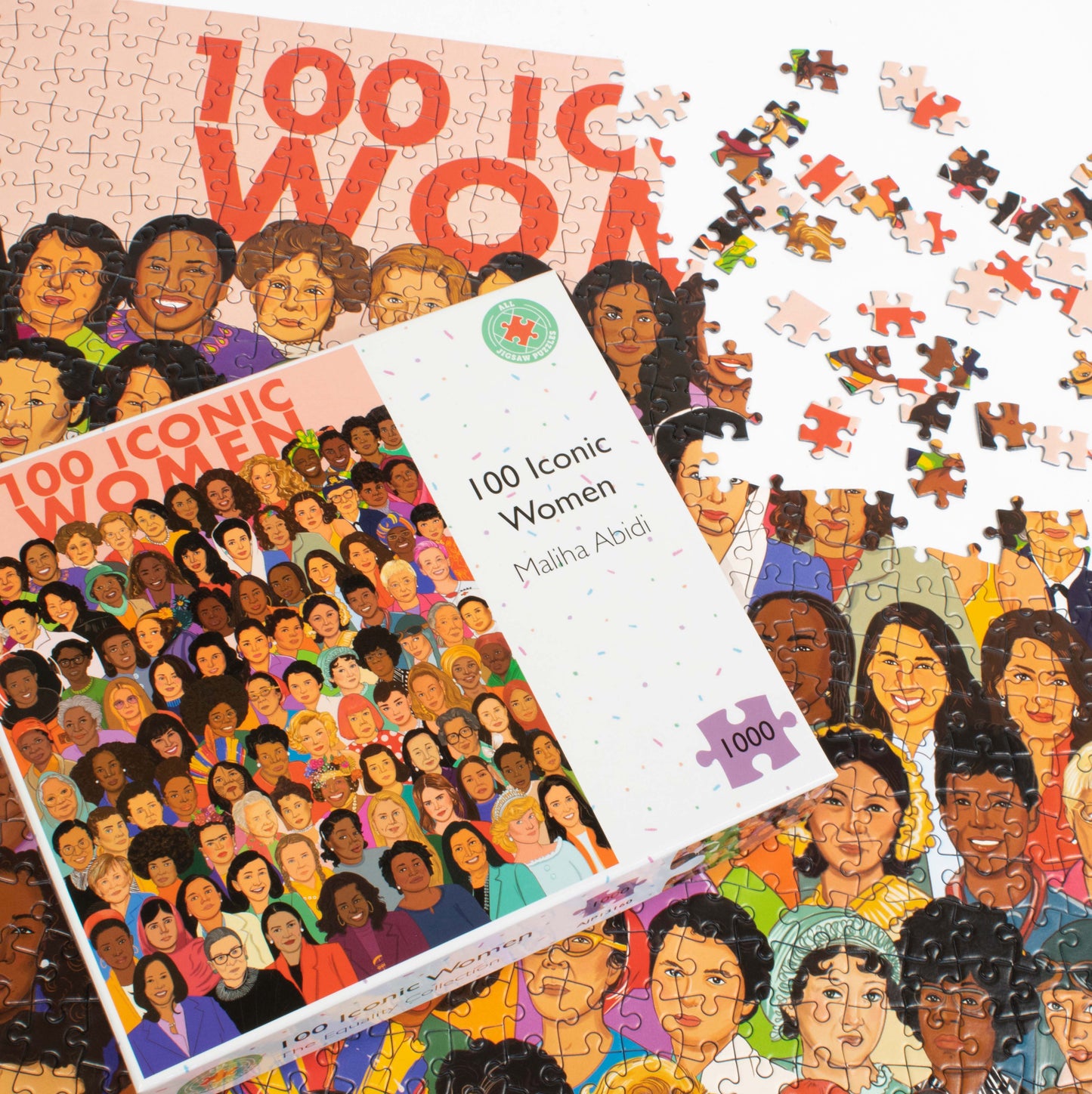 100 Iconic Women - 1000 Piece Jigsaw Puzzle