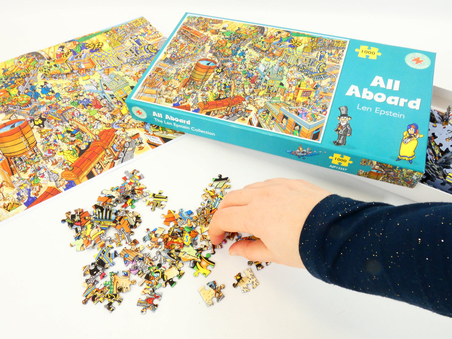 All Aboard - Len Epstein 1000 Piece Jigsaw Puzzle