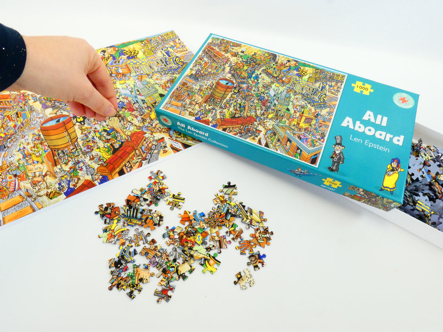 All Aboard - Len Epstein 1000 Piece Jigsaw Puzzle