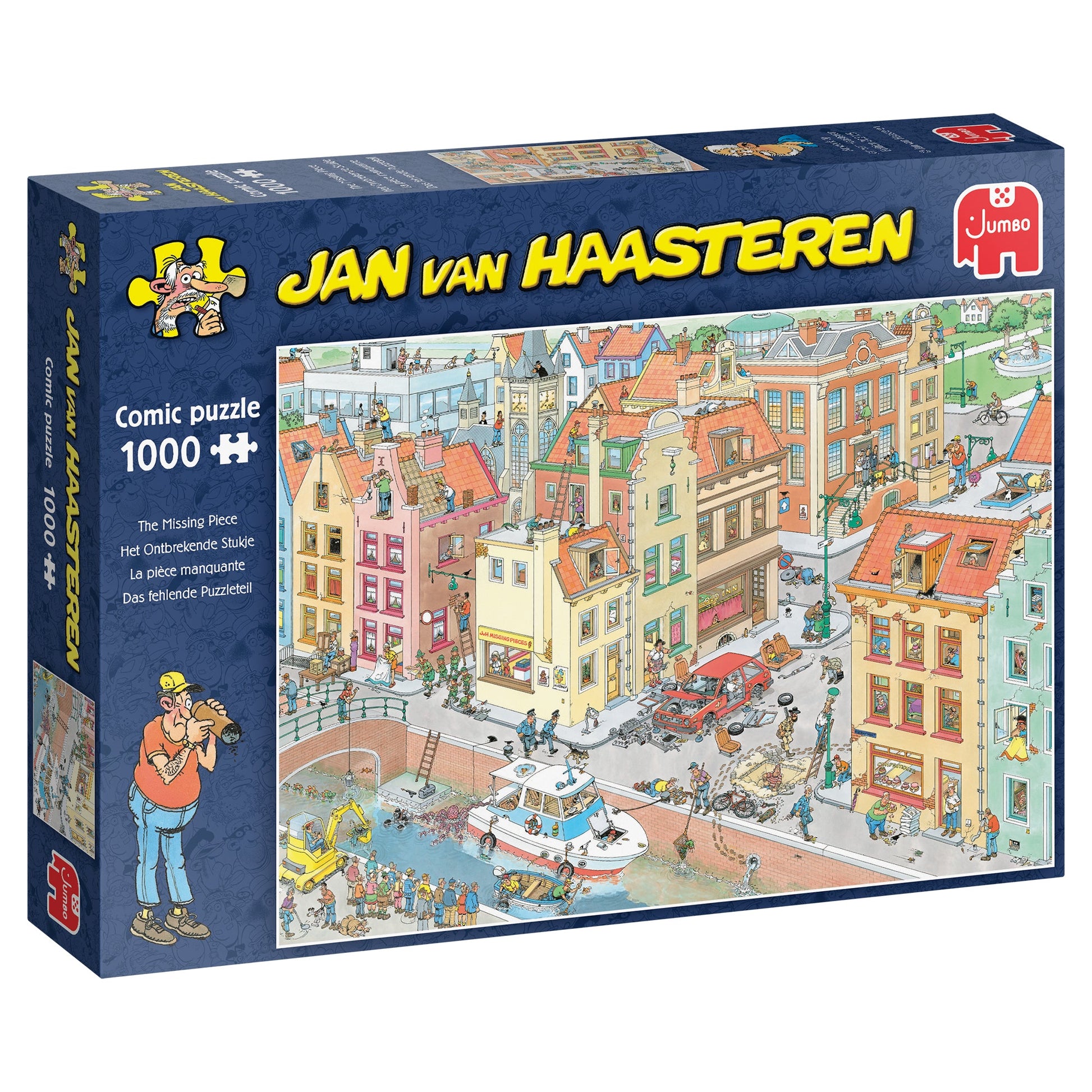 Jan van Haasteren The Missing Piece 1000 Piece Jigsaw Puzzle box 1