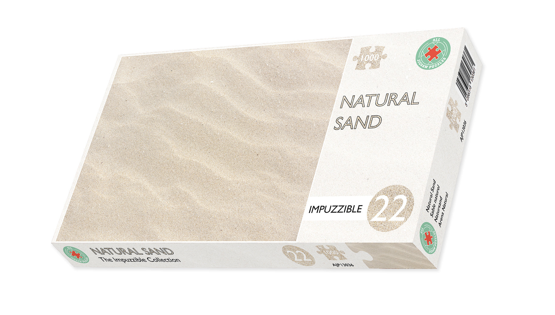 Natural Sand  - Impuzzible No.22 - 1000 Piece Jigsaw Puzzle box