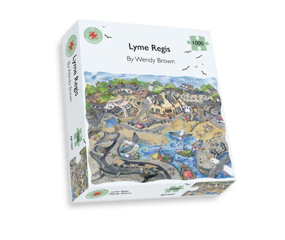 Lyme Regis - Wendy Brown 1000 Piece Jigsaw Puzzle