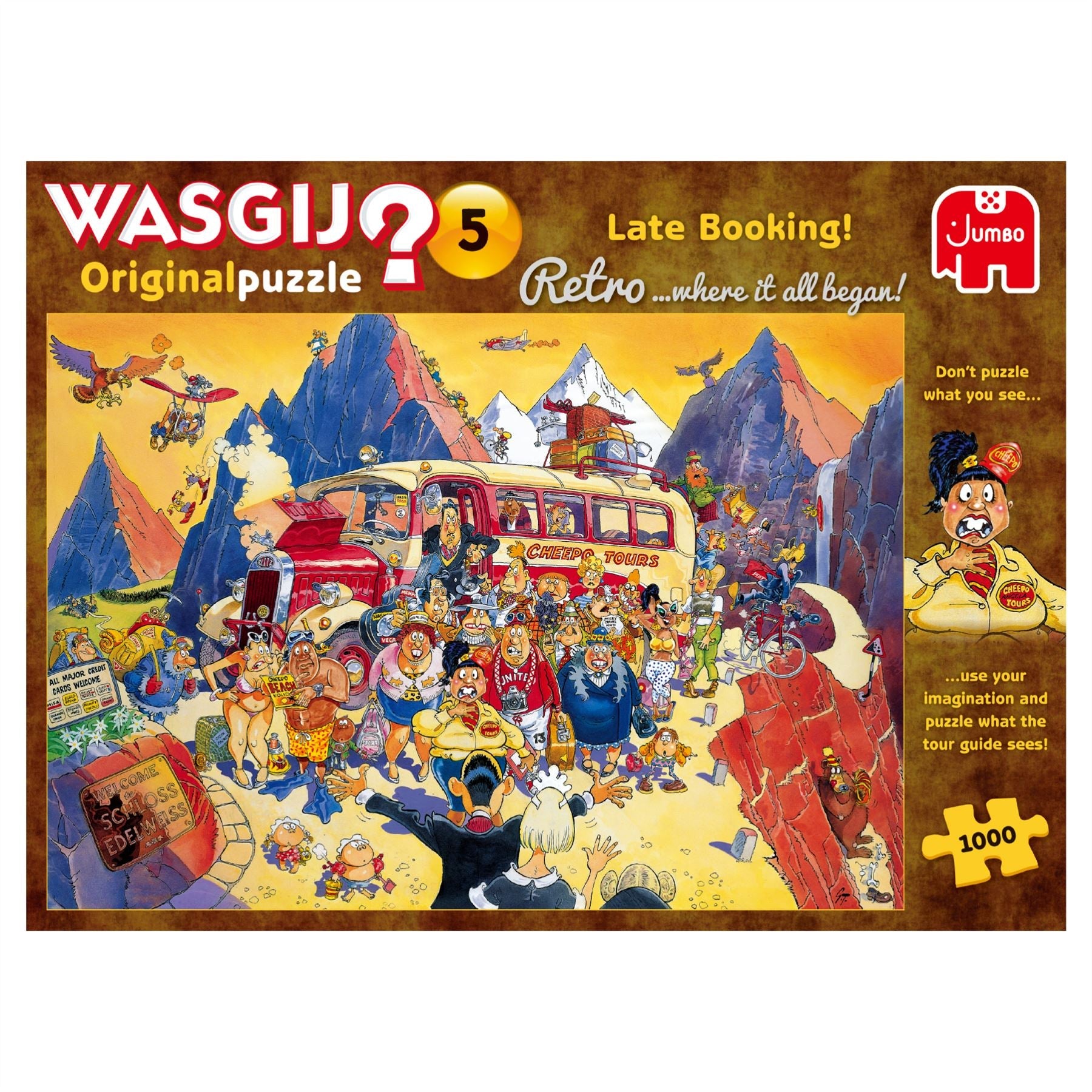 Wasgij Retro 5 Late Booking! 1000 Piece Jigsaw Puzzle 1
