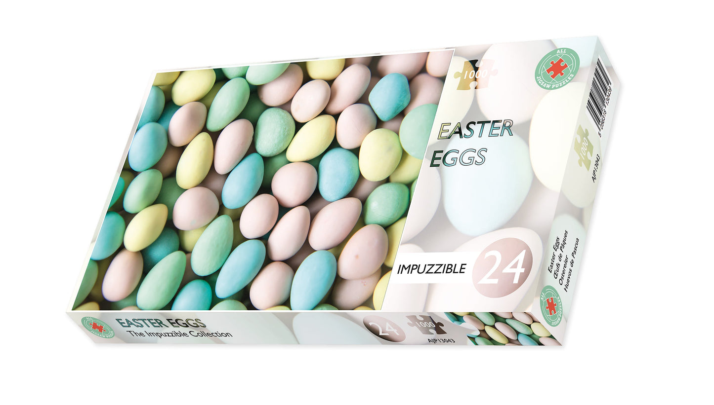 Easter Eggs - Impuzzible No. 24 - 1000 Piece Jigsaw Puzzle box