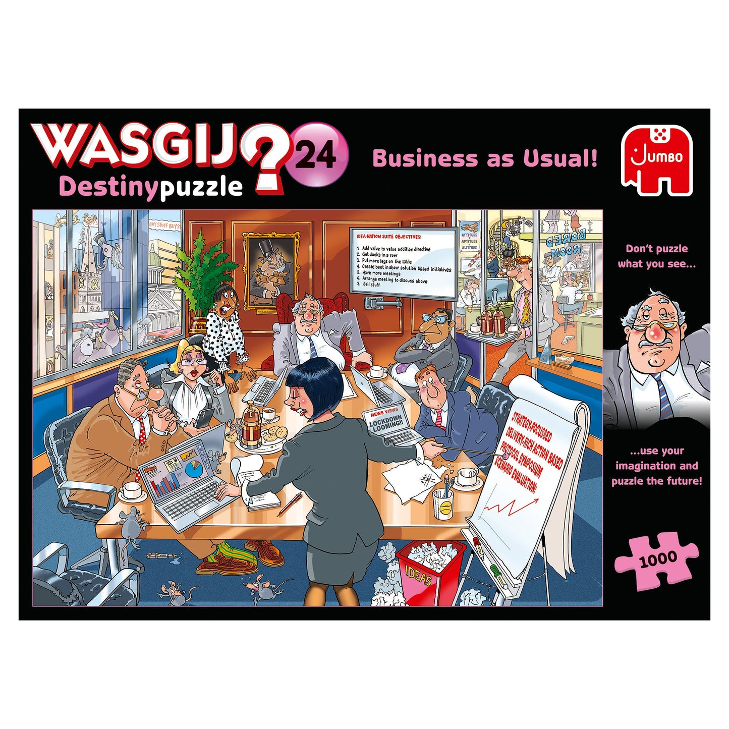 Wasgij Destiny 24 Business as Usual 1000 Piece Jigsaw Puzzle 1