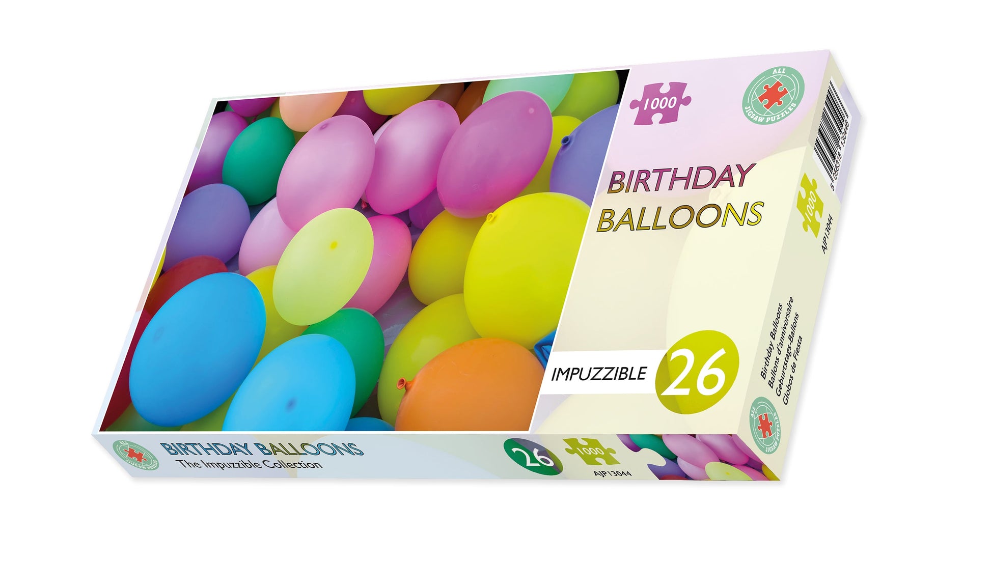 Birthday Balloons - Impuzzible No. 26 - 1000 Piece Jigsaw Puzzle box