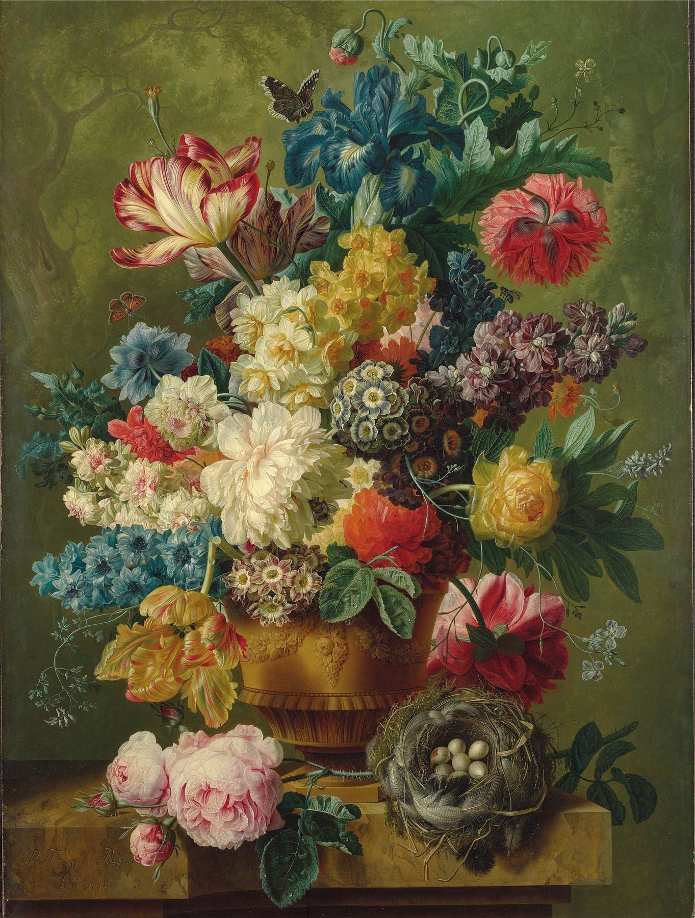 Flowers in a Vase - National Gallery 1000 Piece Jigsaw Puzzle