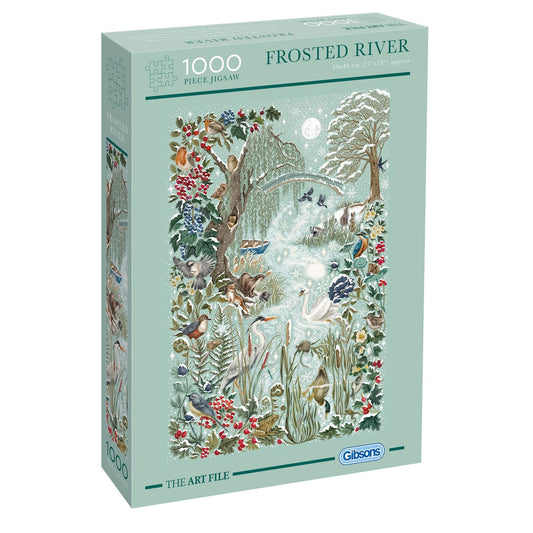 Frosted River 1000 Piece Jigsaw Puzzle