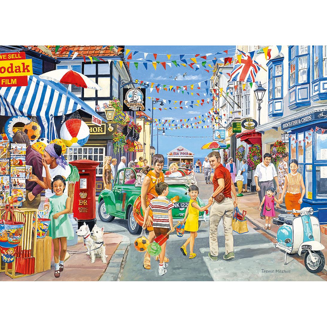 Heading for the beach  1000 Piece Jigsaw Puzzle