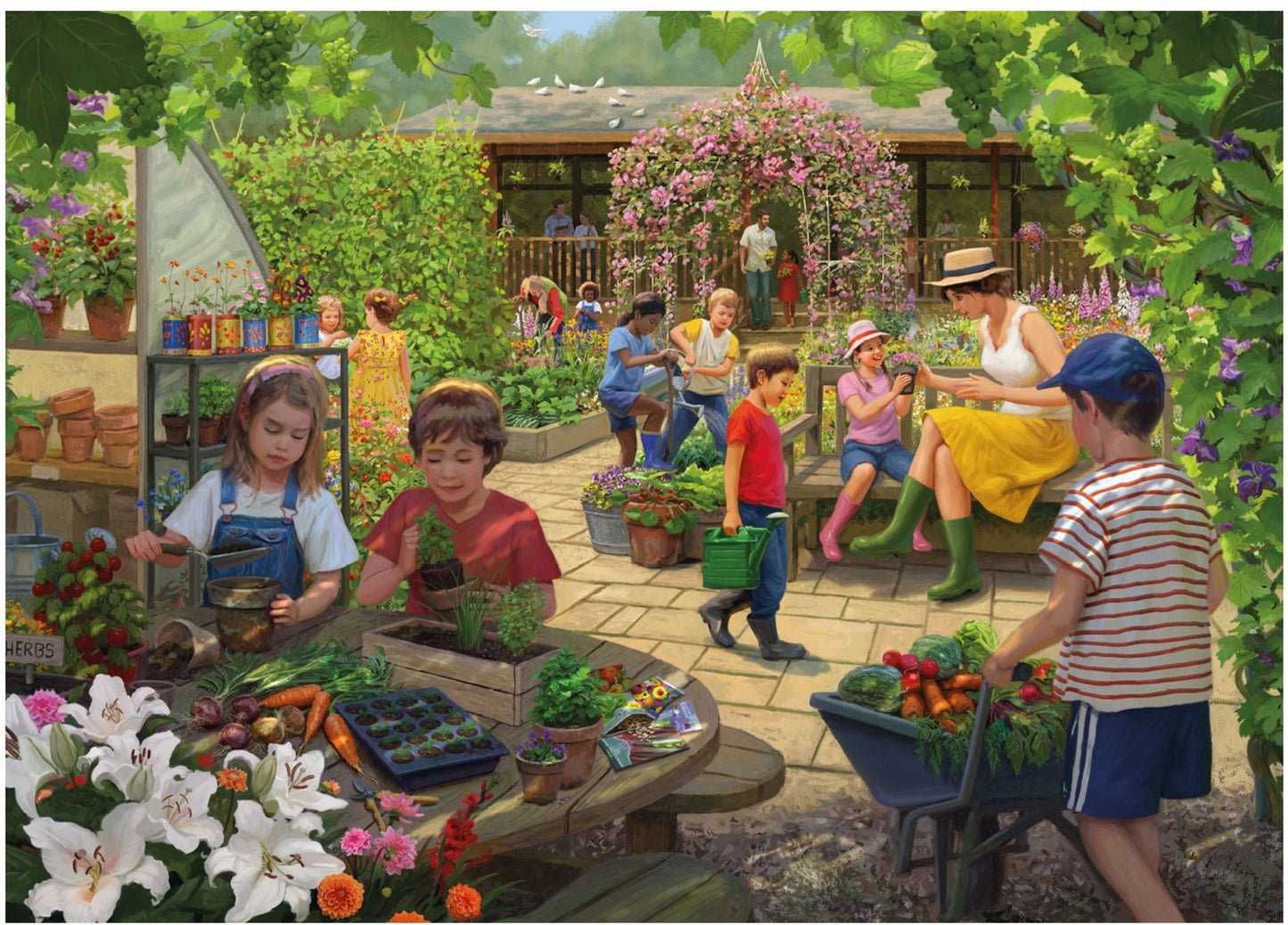 The Vegetable Garden 1000 Piece Jigsaw Puzzle