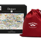 Map of Dorset - Tim Bulmer 300 Piece Wooden Jigsaw Puzzle box