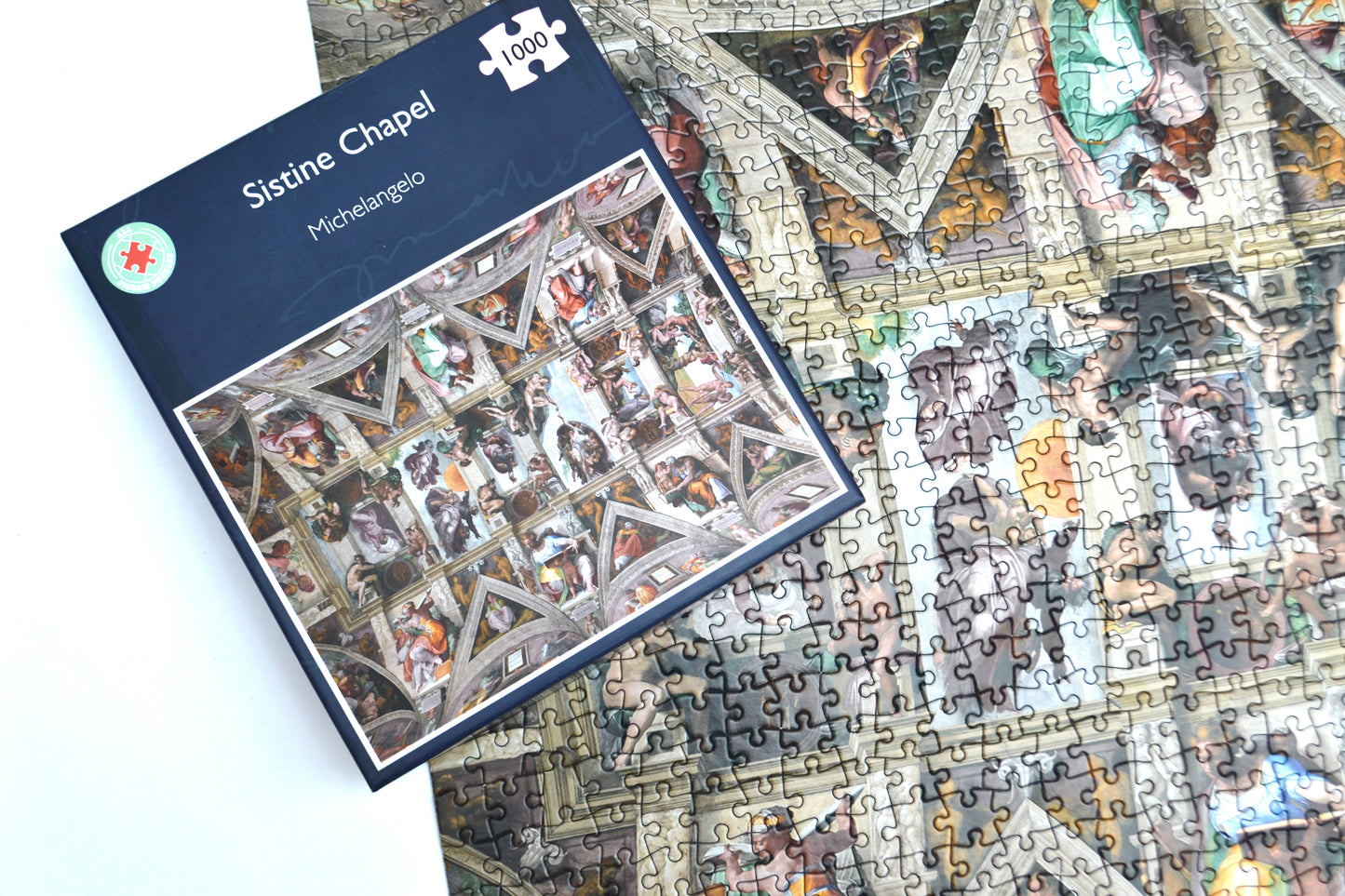 Sistine Chapel Ceiling by Michelangelo Jigsaw Puzzle - 1000 or 500 Pieces