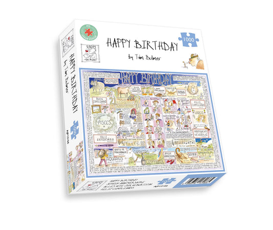 Tim Bulmer Happy Birthday 1000 Piece Jigsaw Puzzle box