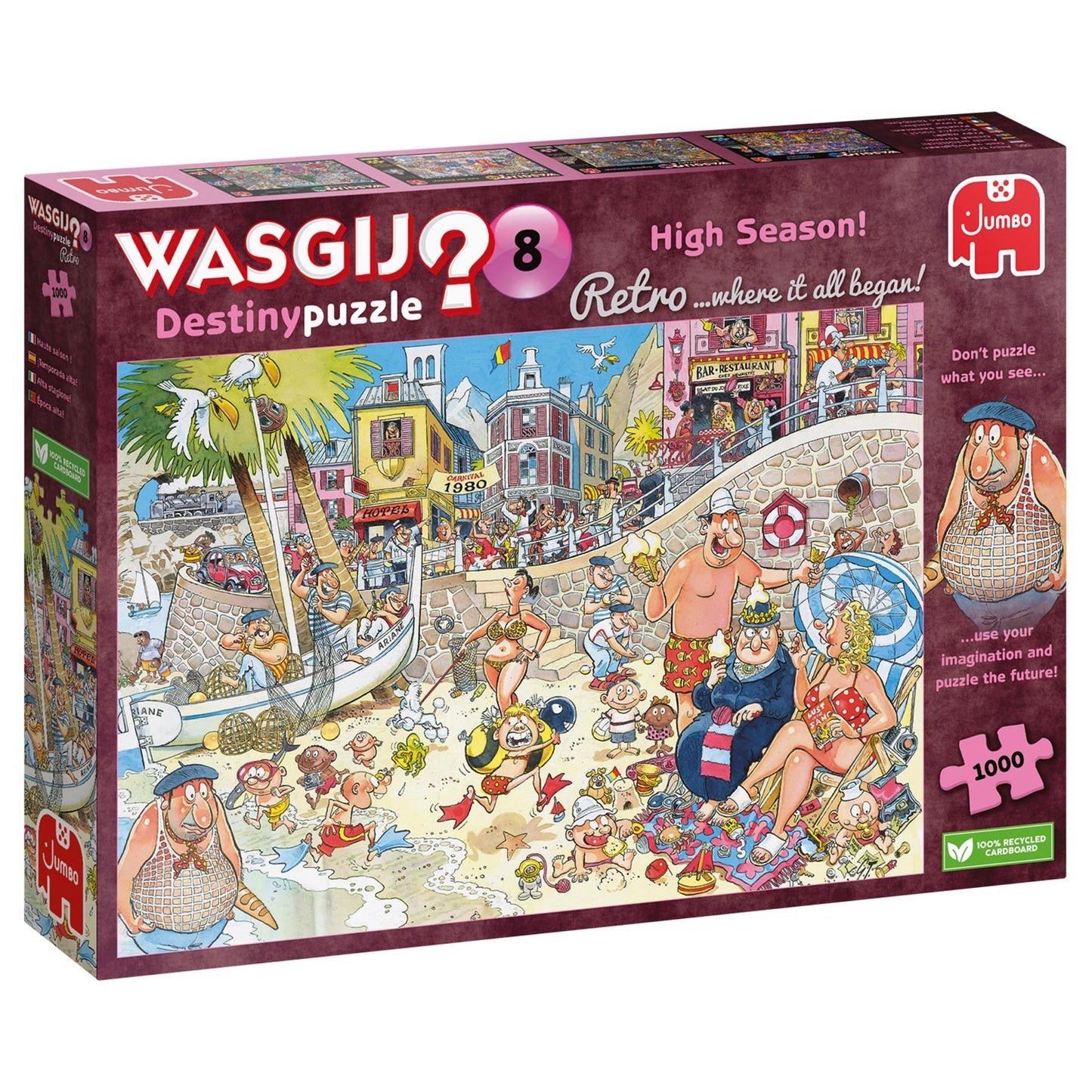 Wasgij Retro Destiny 8 High Season!  1000 Piece Jigsaw Puzzle