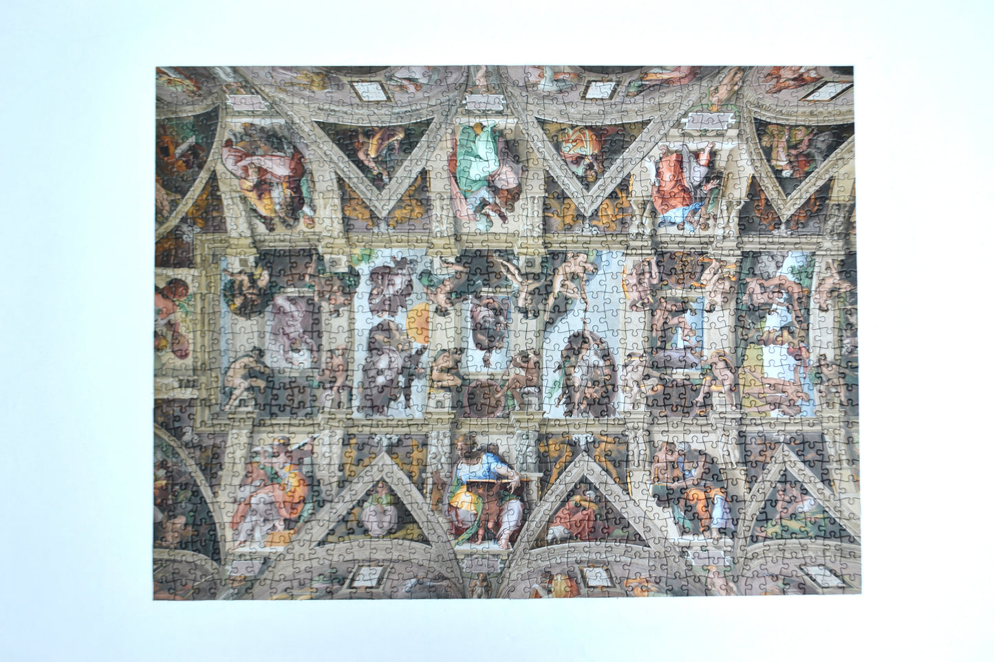 Sistine Chapel Ceiling by Michelangelo Jigsaw Puzzle - 1000 or 500 Pieces