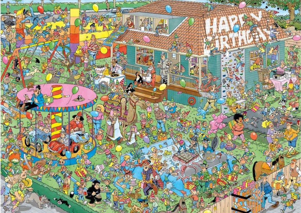 Children's Birthday Party - Jan Van Haasteren 1000 Piece Jigsaw Puzzle